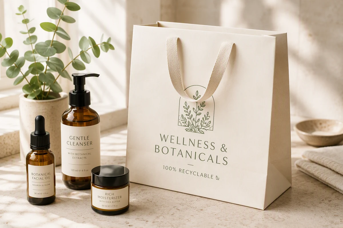 Pure & Natural Wellness Paper Bags